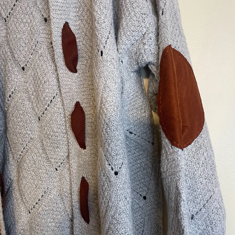 Long Grey and Brown Leather - Picture 7 of 8